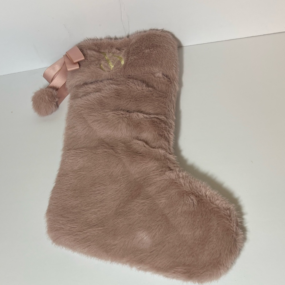 Victoria's Secret Pink Faux Fur Holiday Stocking - Picture 14 of 14